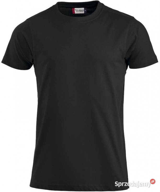 Męski t shirtkoszulka gładka kolor szary CLIQUE mazowieckie
