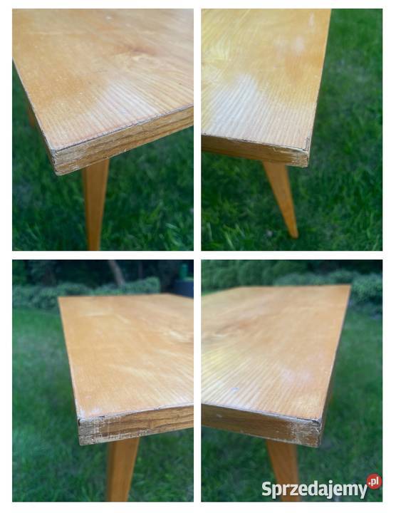 Stolik kawowy Vintage kolor jasnego drewna Walendów