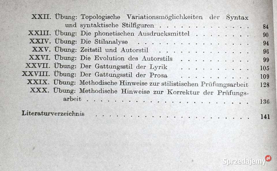 Ubungsbuch zur deutschen Stilistik H Koch E Klin Pozostałe