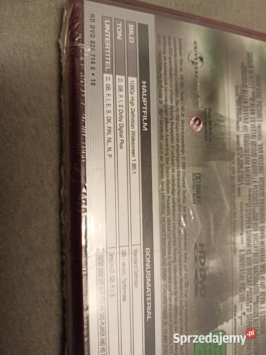 Płyta HDDvD VanHelsing Nowy w folii Sędziszów sprzedam