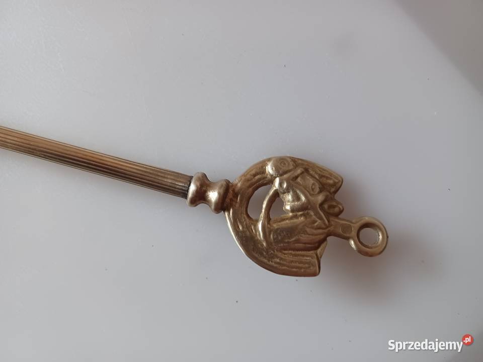 Mosiężna długa łyżka do butów wielkopolskie Poznań