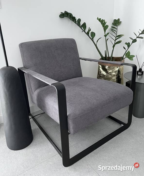 Fotel Cubo Ideal Furniture metalowy loft Warszawa