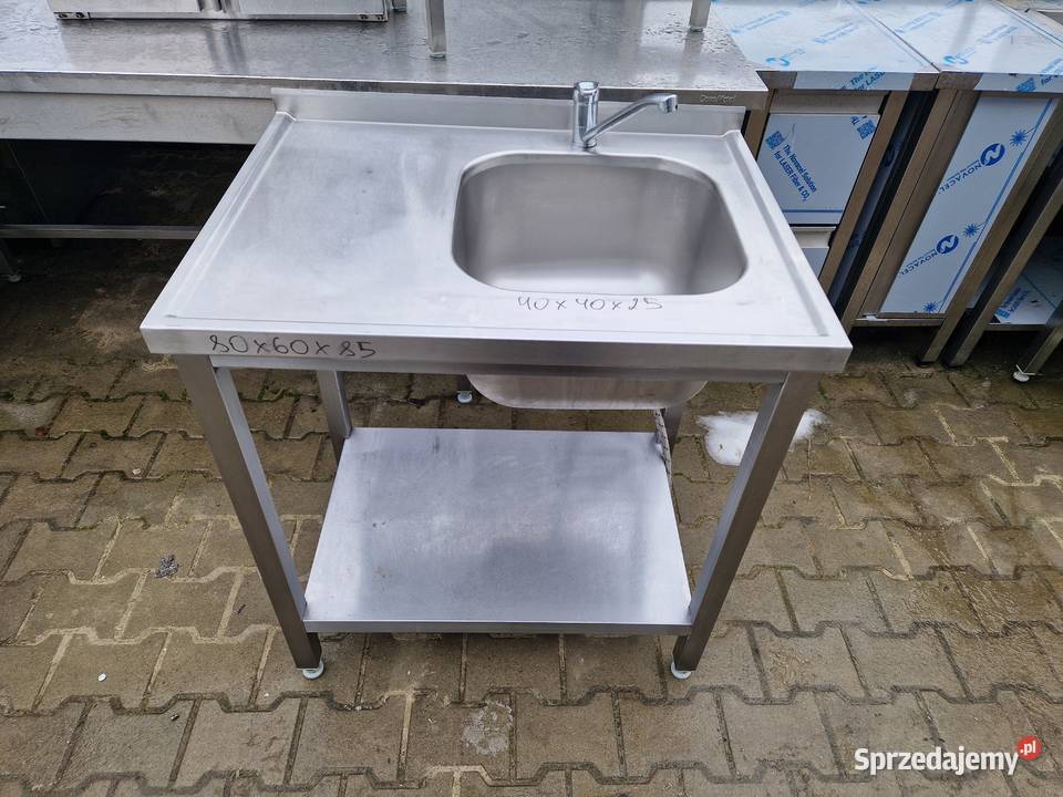 Zlew Gastronomiczny 1 Komorowy Z Półką 806085 wielkopolskie sprzedam