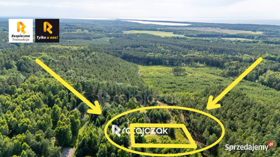 Działka 2164m2 Sasino Stara Cegielnia 44m