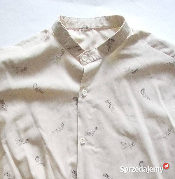 beżowa koszula srójka pistolety koszula koszula kujawsko-pomorskie