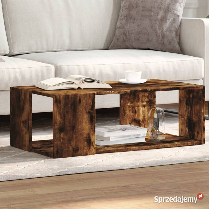 Stolik kawowy przydymiony dąb 895x48x30 WM848154