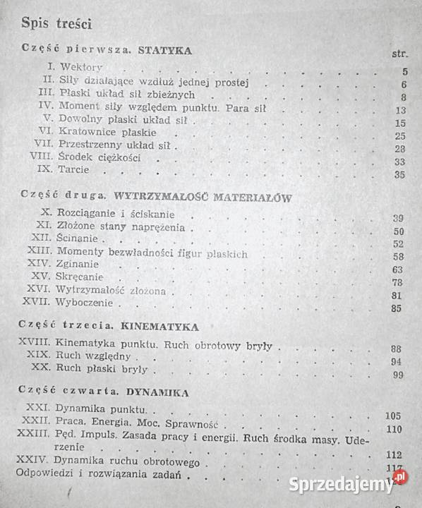 Zbiór zadań z mechaniki technicznej Władysław miękka Pozostałe