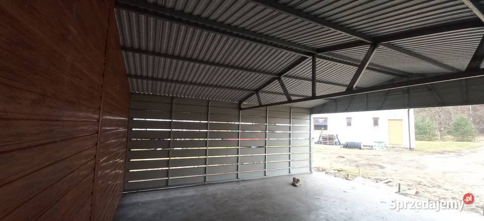 Wiata garażowa 6x6 Wiata blaszana Wieluń