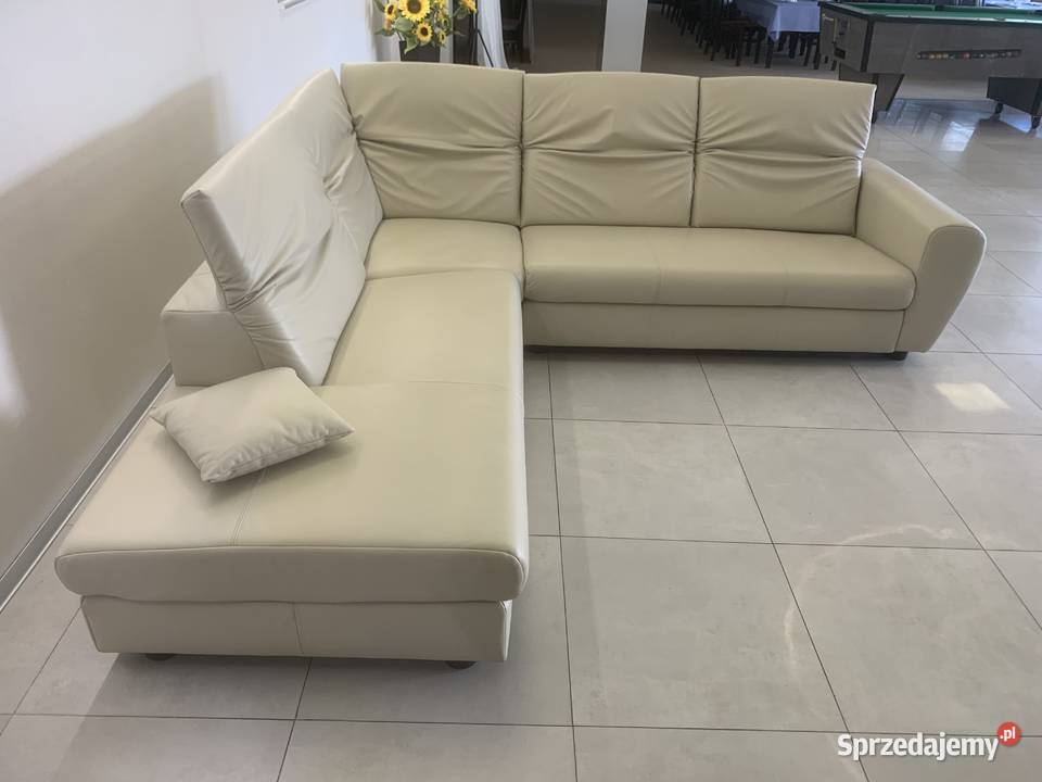 NIEMIECKI NAROŻNIK 270x245 SKÓRA NATURALN NOWY Kalety