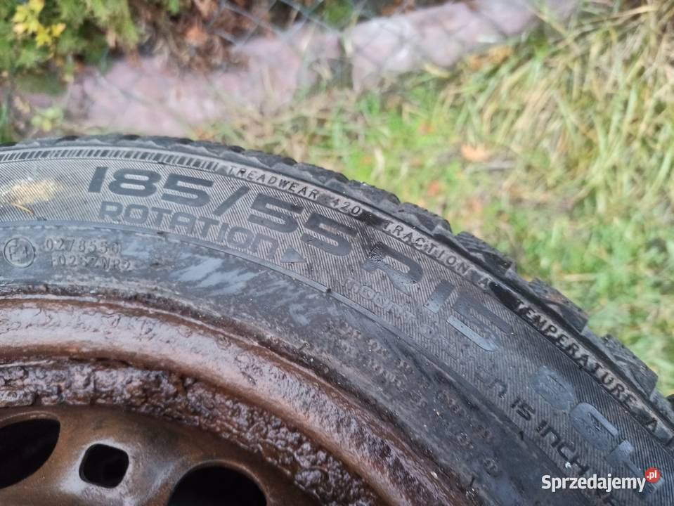 SKODA FABIA II FELGI STALOWE OPONY ZIMOWE 185 55 Milejów