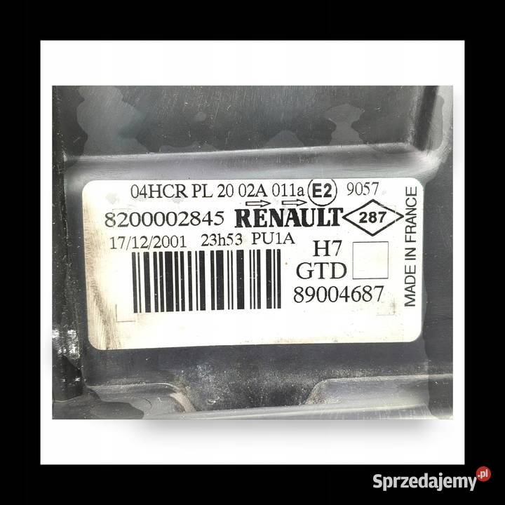 LAMPA LEWA Renault Laguna II 0105 lewy przód Chełm