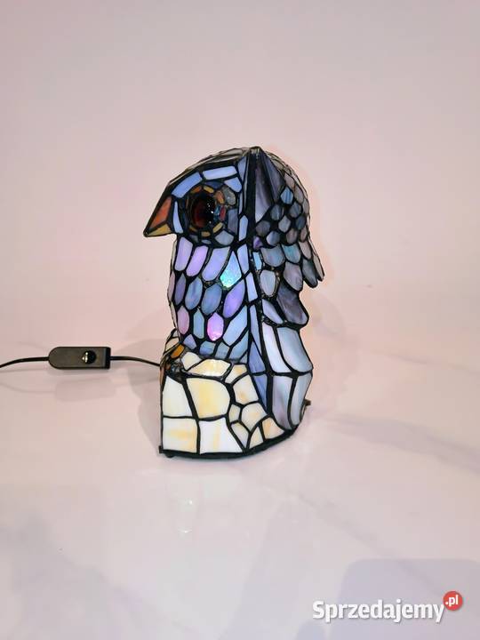 Tiffany lampa witrażowa stołowa nocna biurowa Zaręba