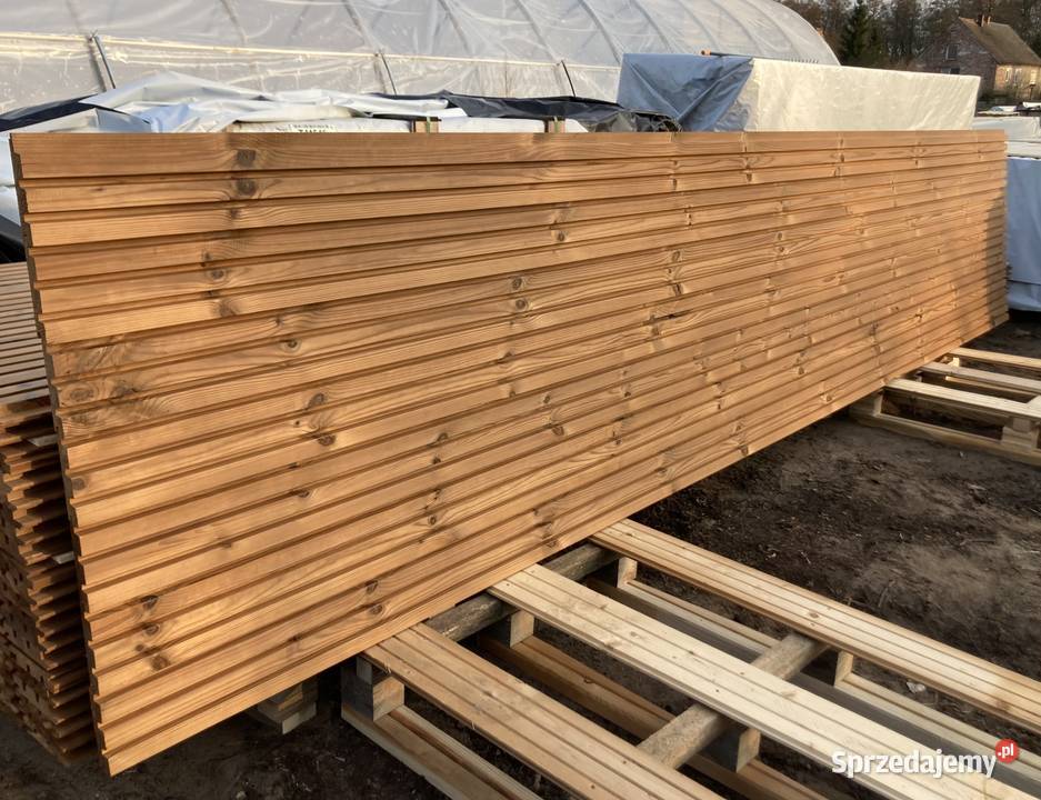 Deska elewacyjna 26x140 C Romb Trio termo sosna lubuskie