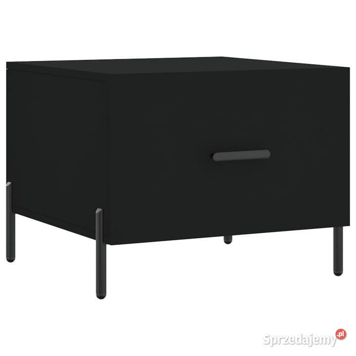 Stolik kawowy czarny 50x50x40 materiał Stoły Warszawa