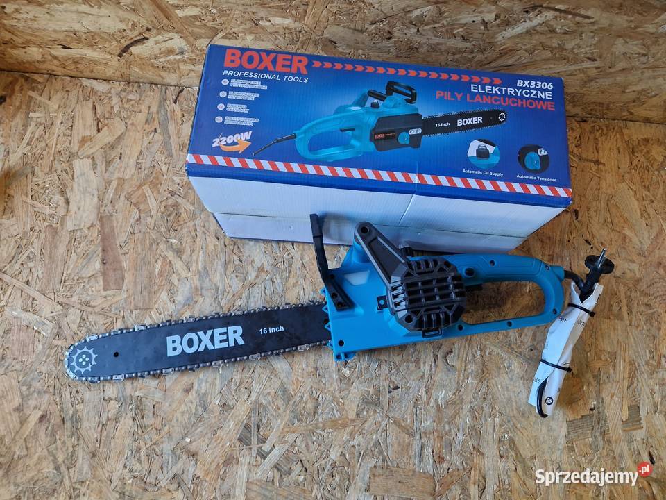 MOCNA PIŁA Elektryczna łańcuchowa DREWNA BOXER Piły łańcuchowe Głogowa