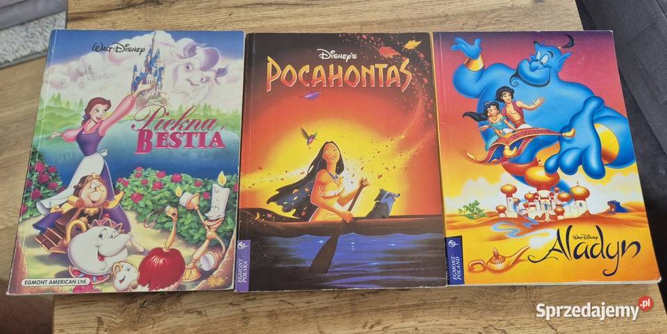 Książki Disney Egmont Piękna i Bestia Pocahontas Gdańsk