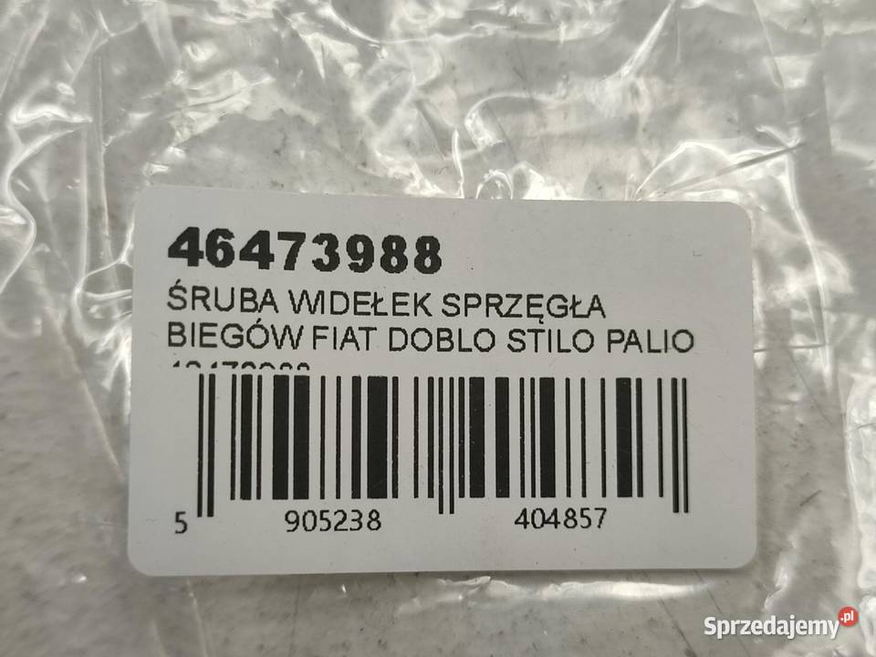 ŚRUBA WIDEŁEK SPRZĘGŁA FIAT GRANDE PUNTO 2005 Wycieraczki i spryskiwacze