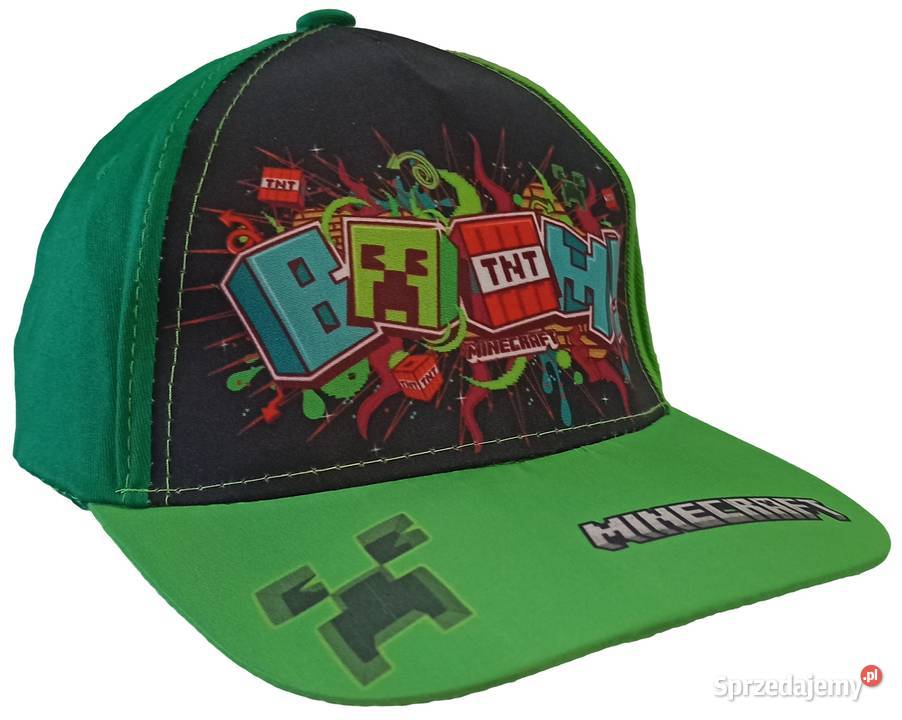 Czapka Czapeczka Minecraft Baseballówka Dzieci 6 lat+ Mogilany