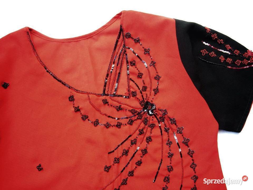 Sukienka Tunika KORALIKI Cekiny 38 40 elegancka Nowy Sącz sprzedam