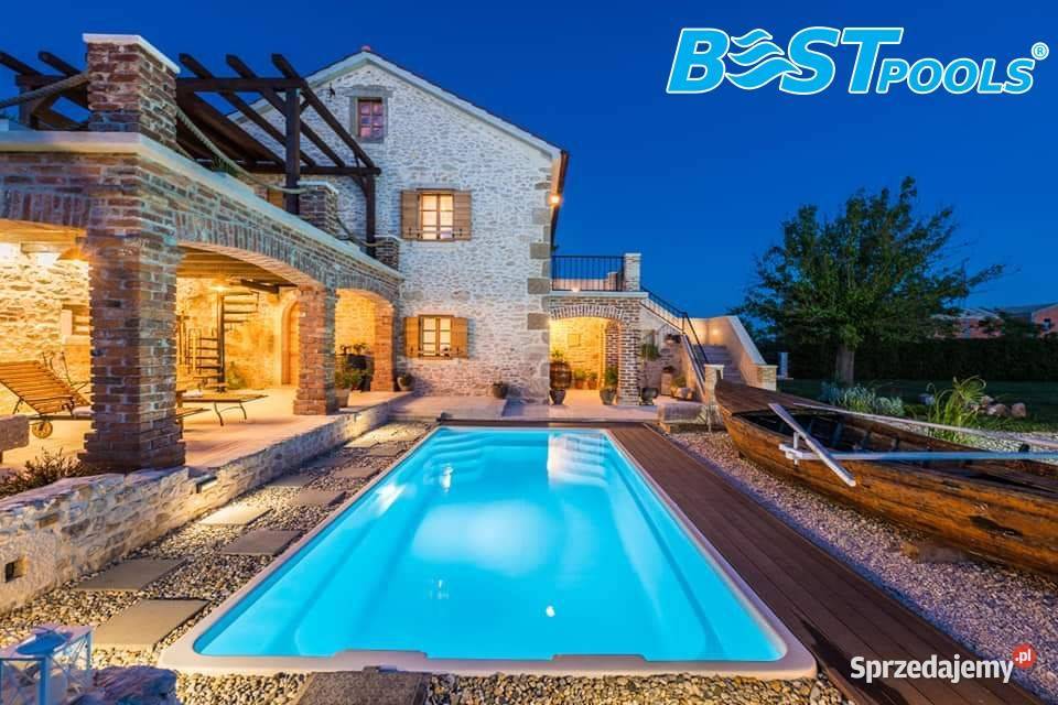 Basen poliestrowy TUNIS 65x32x155m marki Bodzentyn