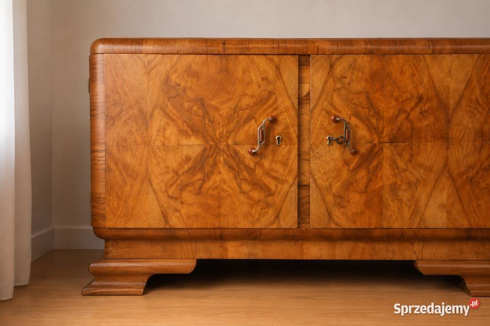 Komoda Art Deco antyk szafka pod TV RTV Meble Poznań