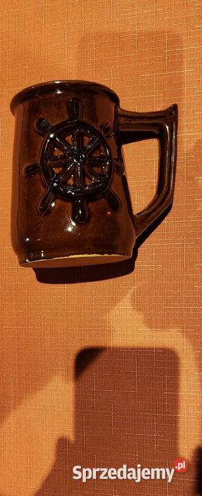 Stary kolekcjonerski kufel 1981 Porcelana i szkło Gliwice
