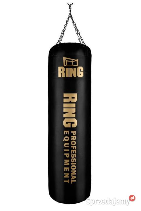 Worek bokserski 160x40 złote logo pusty