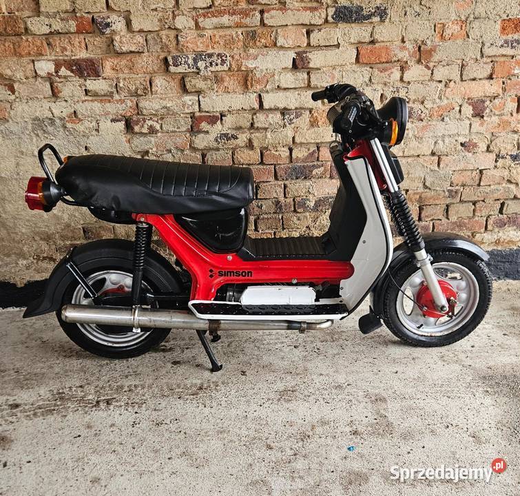 Simson SR50 zarejestrowany Brzeg