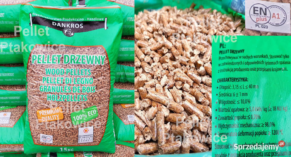 Pellet Schuster świerkowy A1 Śląsk ENPlus Tarnowskie Góry