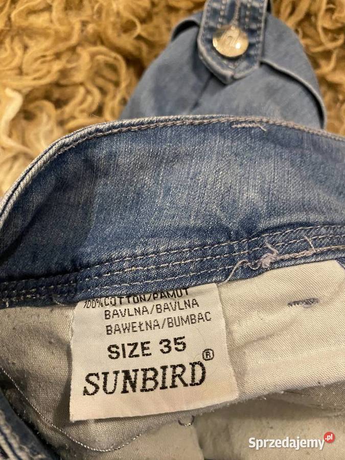 Szorty damskie krótkie spodenki SUNBIRD niebieski Zawiercie