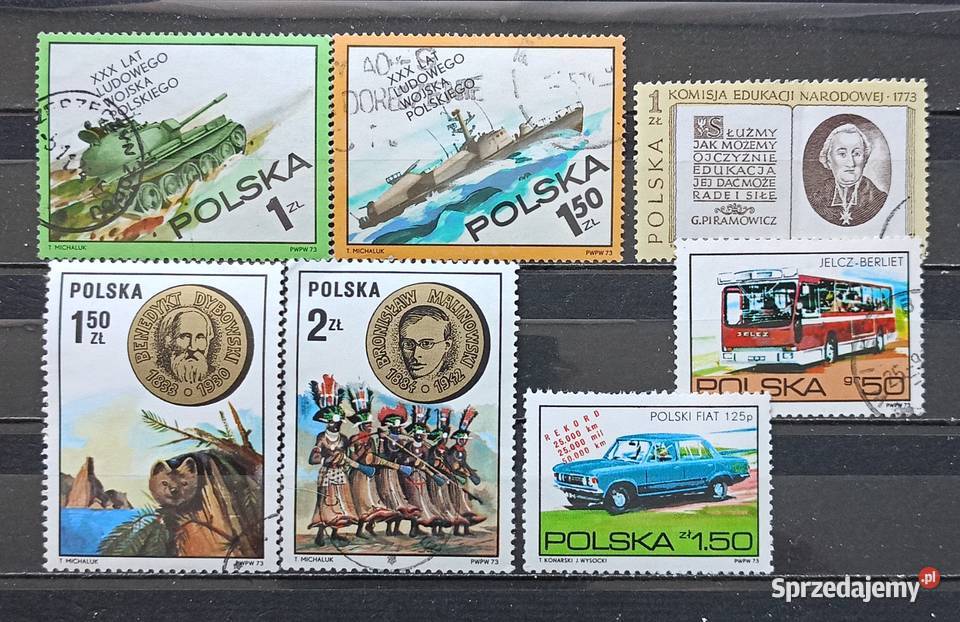 L Znaczki polskie 1973 kwartał IV