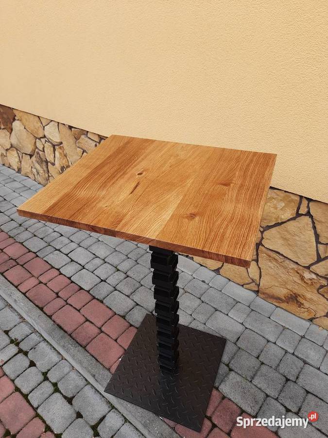 Stolik z blatem dębowym 6052 Rzeszów