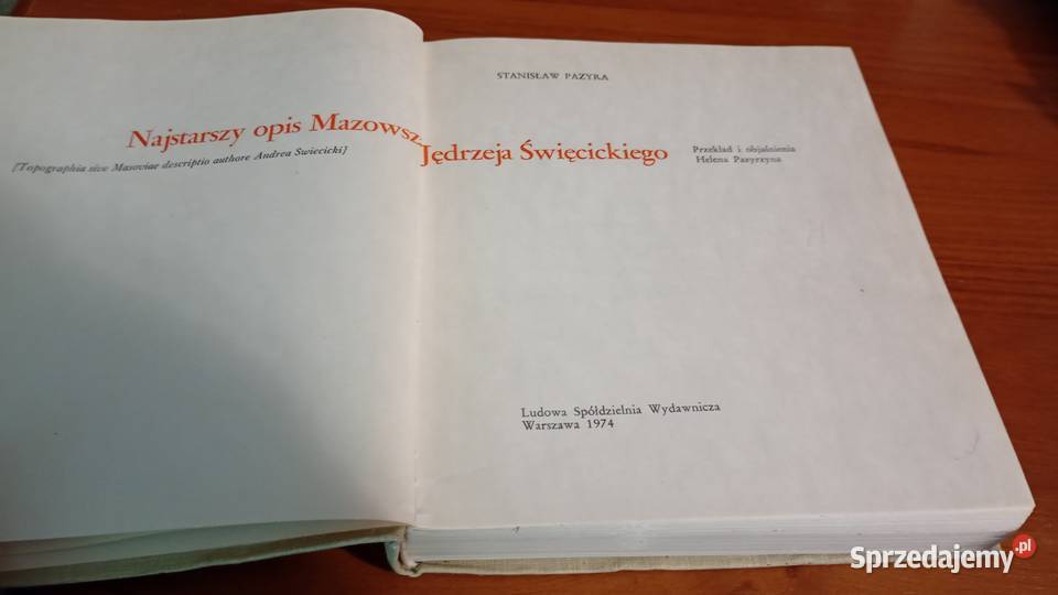 Najstarszy opis Mazowsza Jędrzeja Święcickiego