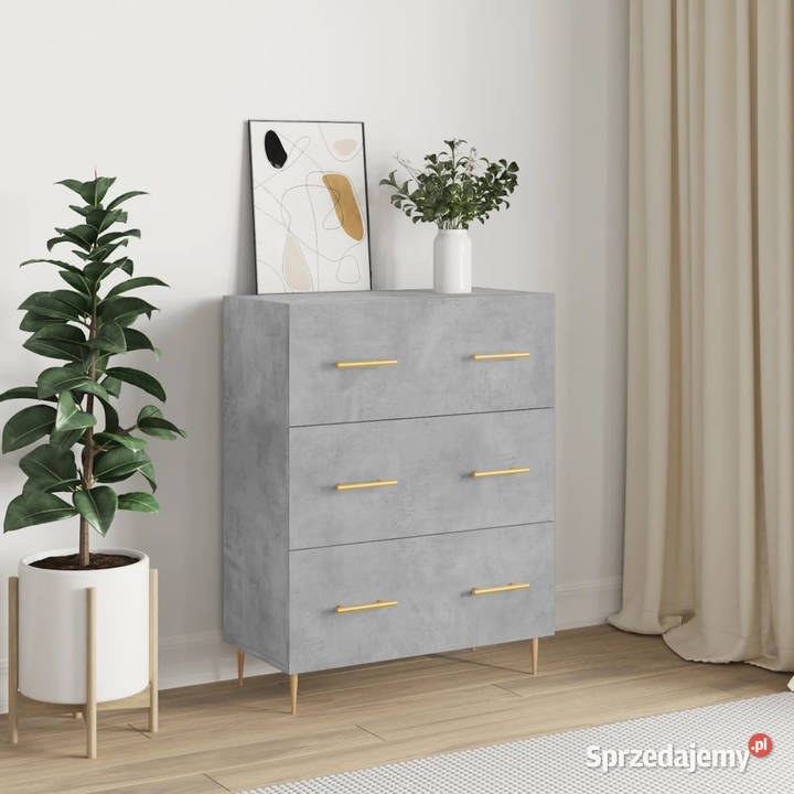 Szafka szarość betonu 695x34x90 materiał mazowieckie