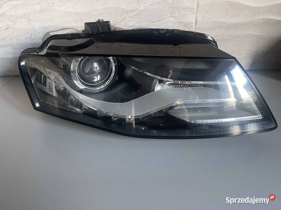 AUDI A4 BIXENON PRAWA LAMAP PRZÓD 8K0941004C Lampy przednie wielkopolskie Ostroróg