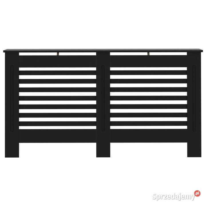 Osłona na kaloryfer czarna 152x19x815 MDF Pozostałe Warszawa