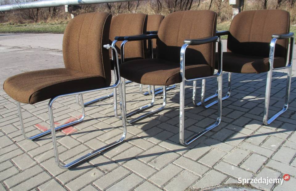 Komplet krzeseł Rder Shne Niemcy lata 70 Lublin