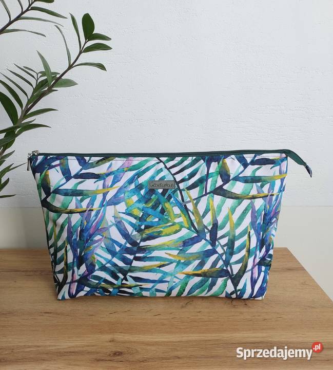 Duża wodoodporna kosmetyczka podróżna Rękodzieło Kraków