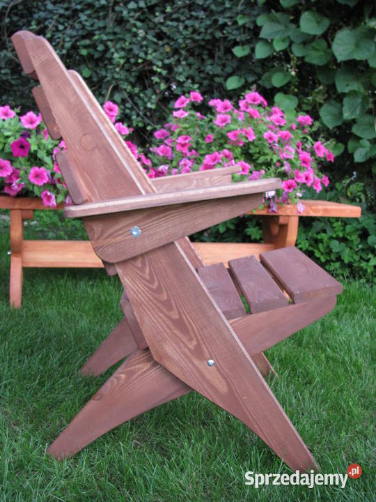 Krzesło ogrodowe drewniane składane typ S Kalety