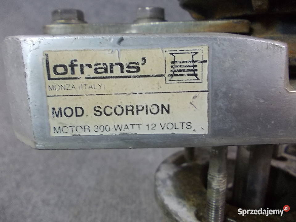 Winda kotwiczna Lofrans Scorpion komplet Żeglarstwo Leszno