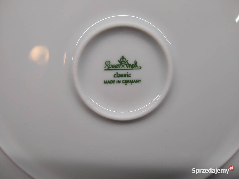 Rosenthal Biała Maria tortownica 31 NOWA Porcelana i szkło Kalisz