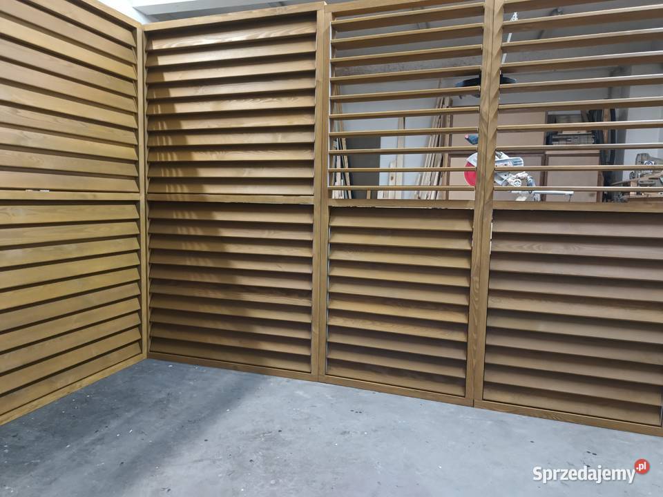 Żaluzje tarasowe ruchome deseczki Altany i wiaty podkarpackie Stalowa Wola