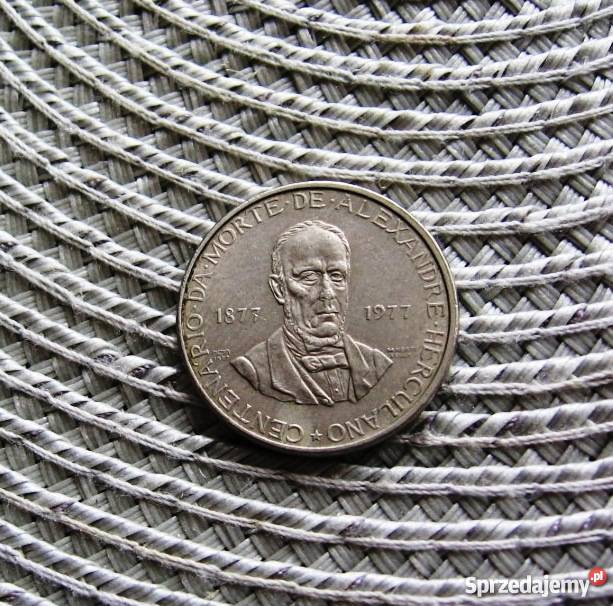 Portugalia 5 Escudo 1977rHerculano