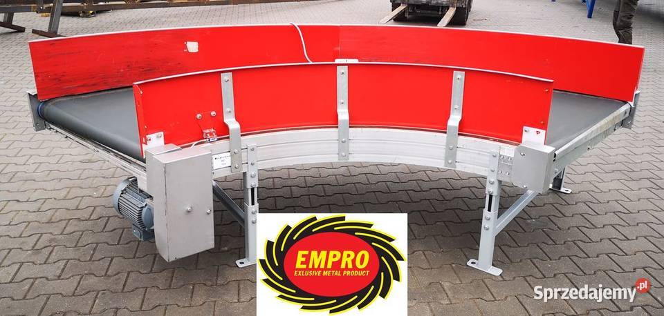 Przenośnik taśmociąg zakręt 45 EmPRO Środa Wielkopolska sprzedam
