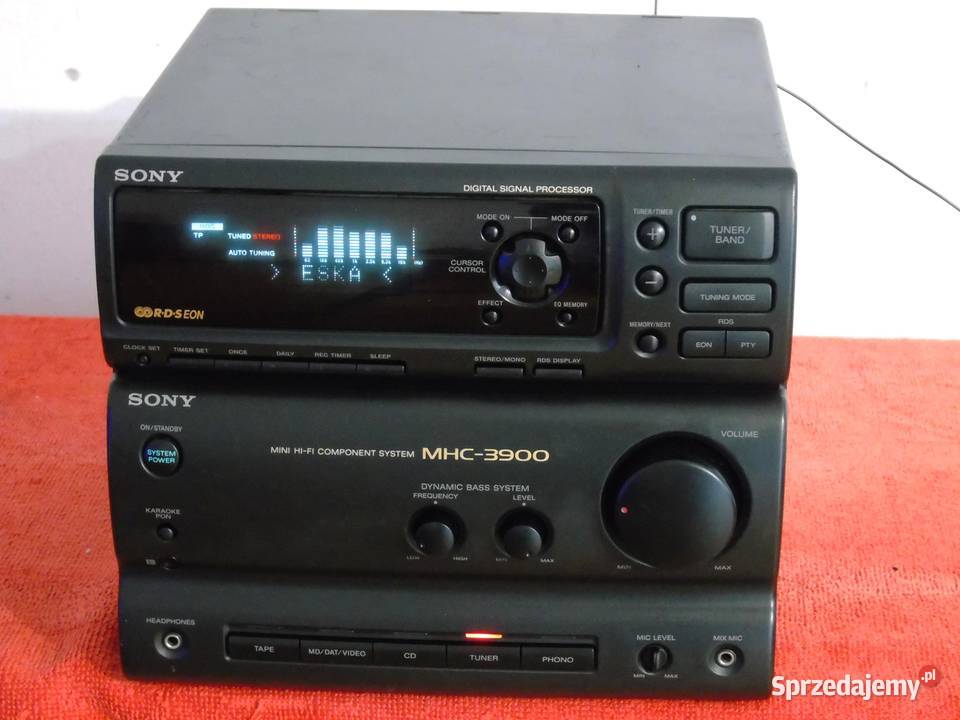 Amplituner z korektorem gr Sony MHC3900 ładny i Jasło