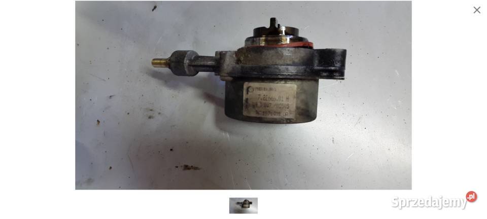vacum 72266601H peugeot 807 C8 20hdi 16V RHT Jelcz-Laskowice