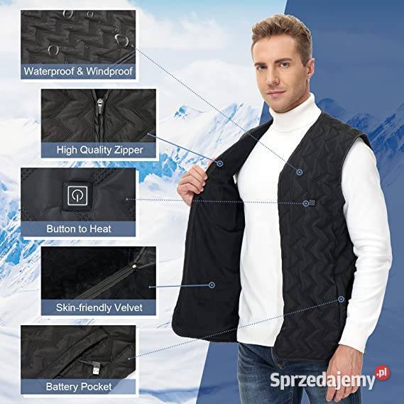 Podgrzewana kamizelka na usb XXXL uniwersalna Białystok