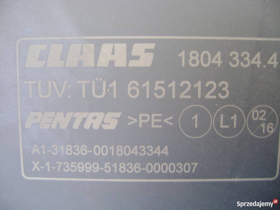 ZBIORNIK PALIWA BAK CLAAS PENTAS CIĄGNIK KOMBAJN lubuskie