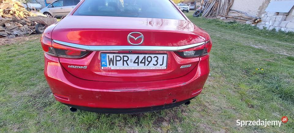 Mazda 6 25 benzyna 2013 polska uszkodzony silnik Siedlce