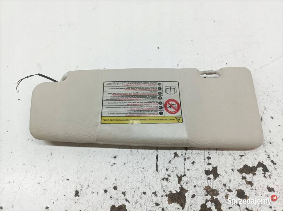 DASZKI PRZECIWSŁONECZNE PRAWY PASAŻERA OSŁONA sprzedam